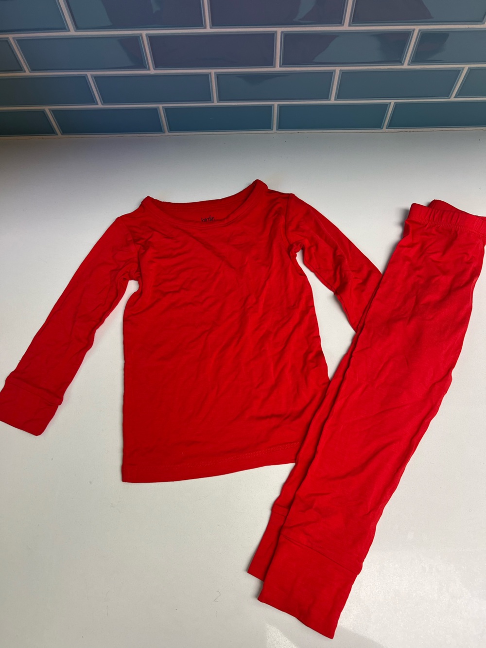 Birdie Bean Kids Red Pajama Set - size 2t